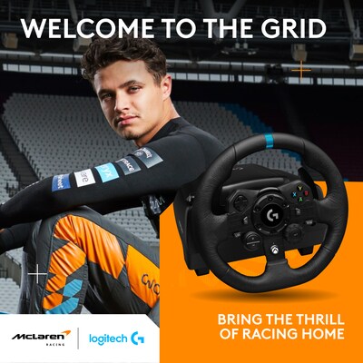 Logitech TRUEFORCE G923 Racing Wheel and Pedals for Xbox X S, Xbox One and PC. (941-000156)
