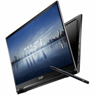 MSI Summit E14 Flip Evo 14" 2-in-1 Touchscreen Laptop, Intel Core i7 2.2 Ghz, 32GB RAM, 1TB SSD, Windows 11, Black (SUME1413610)