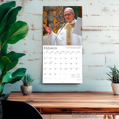 2026 BrownTrout Pope Leo XIV 12" x 12" Monthly Wall Calendar (9798330714032)