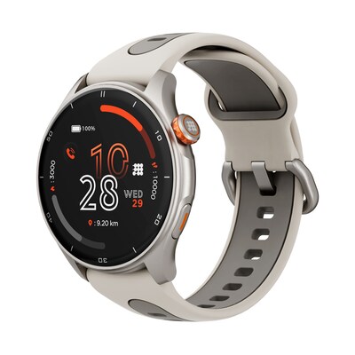 Cubitt AURA Pro Smartwatch, GPS, 36.32mm, Aluminum Case, Wolf Gray Sport Band (CT-AURAP8)