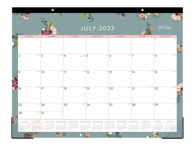 2023-2024 Blue Sky Greta 22 x 17 Academic Monthly Desk Pad Calendar, Multicolor (142360)