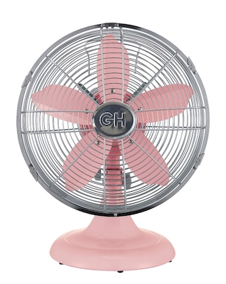 Good Housekeeping, Oscillating Desk Fan, 3-Speed, Pink (92606)