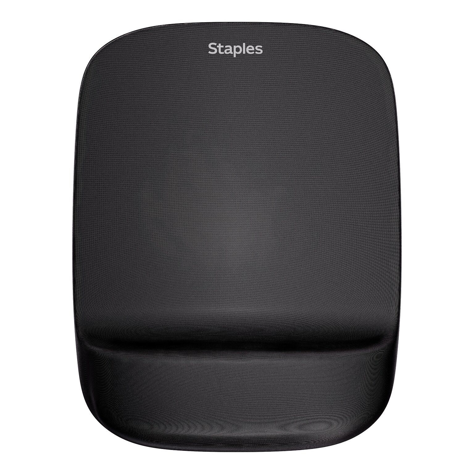 Staples TECH Foam Non-Skid Mouse Pad/Wrist Rest Combo, Black (ST63286)