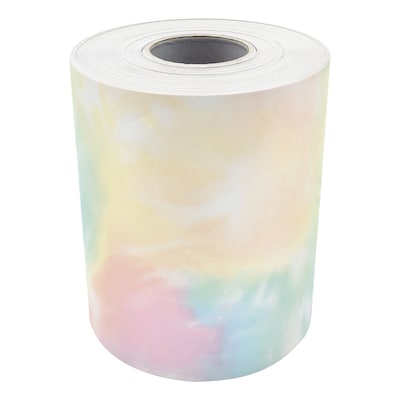 Teacher Created Resources Pastel Pop Tie-Dye Straight Rolled Border Trim, 3" x 50', 3/Bundle (TCR9155-3)