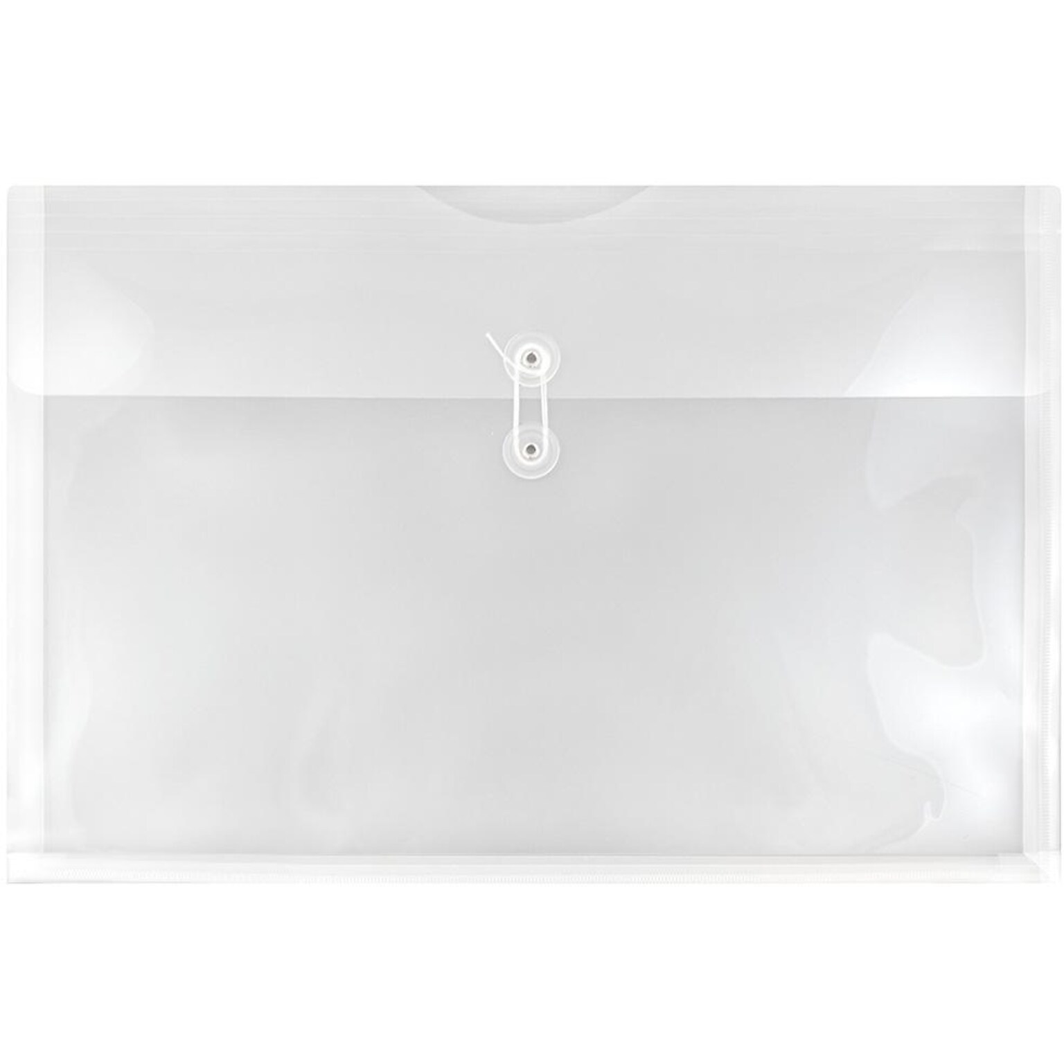 JAM Paper Premium Plastic Document File, Clear, 3/Pack (457B1CLX3)