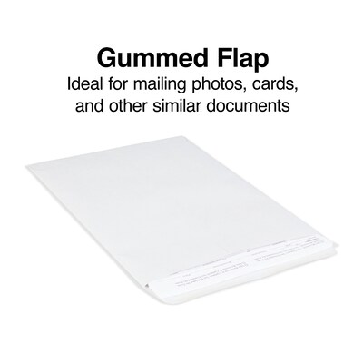 Staples Gummed Catalog Envelopes, 9" x 12", Gray, 100/Box (SPL381968)