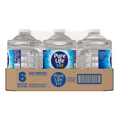 Pure Life Purified Water, 101.4 oz., 6 Bottles/Pack (12386172)