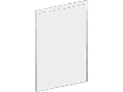 Azar Sign Holder, 11" x 17", Vertical, Wall Mounted, Clear Acrylic, 2/Pack (162708-2PK)