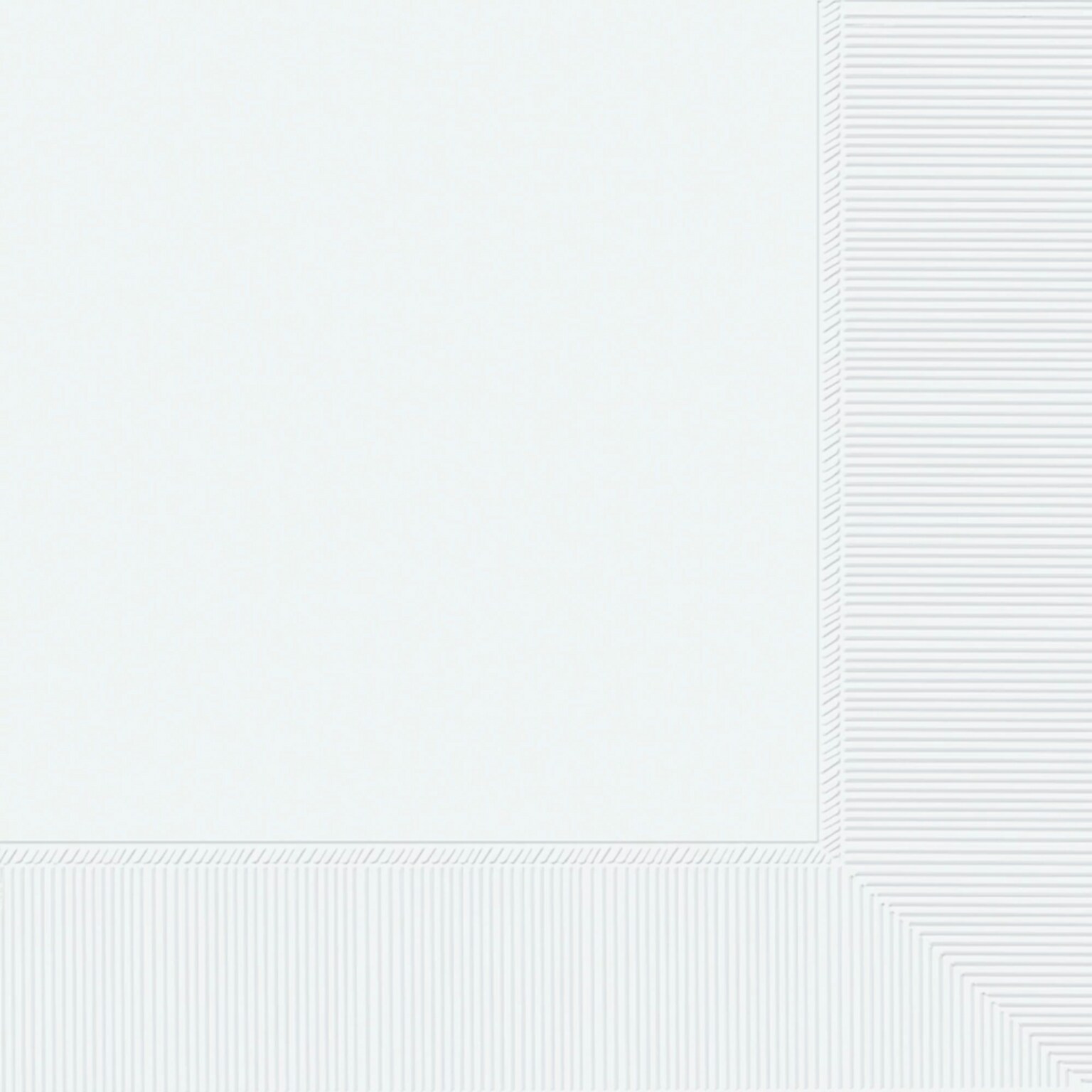 Party City Lunch Napkin, 2-Ply, White, 40 Napkins/Pack (AM61211-08-ST)