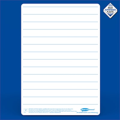 Show-me Lined Mini Whiteboard Kit, Assorted Colors, 35/Set (EPTCLIBX)