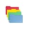 Smead SuperTab Heavy Duty File Folders, 1/3 Cut, Legal Size, Assorted Colors, 50/Box (15410)