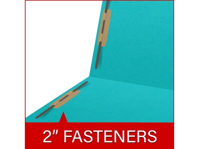 Medical Arts Press Heavy-Duty End Tab File Folder, Straight Cut, Letter Size, Light Blue, 40/Box (S-09459-LBL)