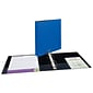 Avery 1 1/2" 3-Ring Non-View Binders, Slant Ring, Blue (27351)