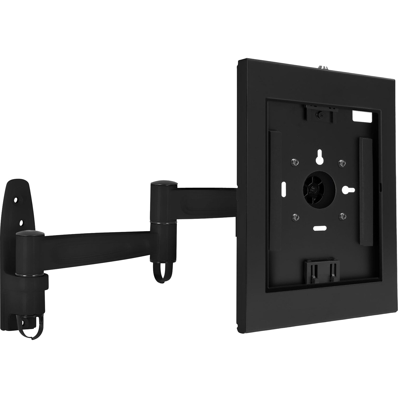 Mount-It! Adjustable Anti-Theft iPad Wall Mount with Swing Arm, Black (MI-3774B_G10)