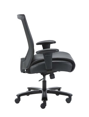 Boss Office Products Bariatric LeatherPlus Mesh Chair, Black (B699-BK)