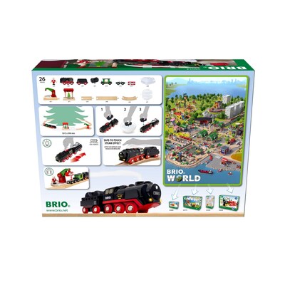 Ravensburger Brio Christmas Steaming Train Set (63601400)