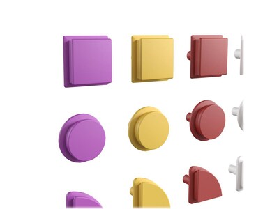 Flash Furniture Bright Beginnings Shapes for Modular STEAM Walls, 256/Pack (MK-ME14696-GG)