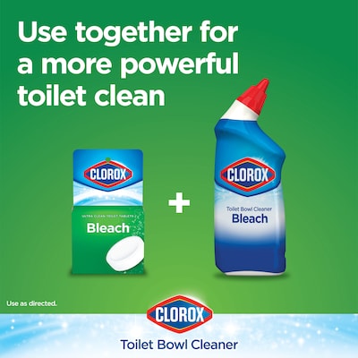 Clorox Ultra Clean Toilet Tablets Bleach, 3.5 oz.  (CLO30024)