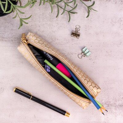 Pukka Pad Zipper Pencil Case, Taupe, 3/Bundle (PUK9981TEHZE-3)