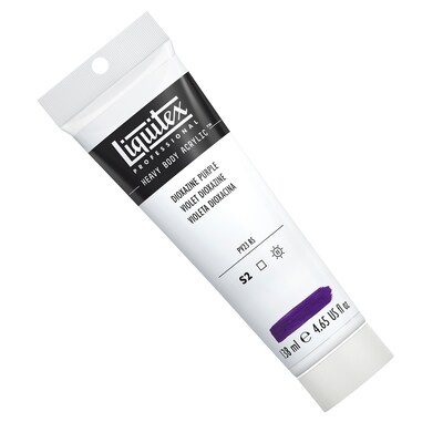 Liquitex Professional Heavy Body Acrylic Paint Tube, Dioxazine Purple, 138 mL (LIQ1047186)