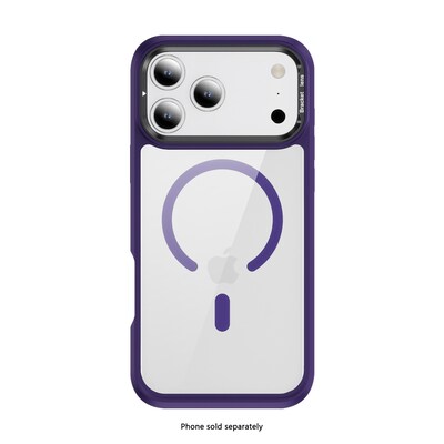 SaharaCase Raider Series MagSafe Phone Case for iPhone 17 Pro, Shock Absorbing, Purple Orchid (CP00982)