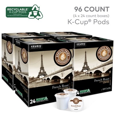 Barista Prima French Roast Coffee Keurig® K-Cup® Pods, Dark Roast, 96/Carton (6611CT)