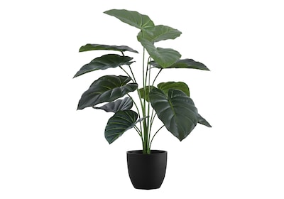 Monarch Specialties Inc. 24 Artificial Alocasia Plant in Pot (I 9578)
