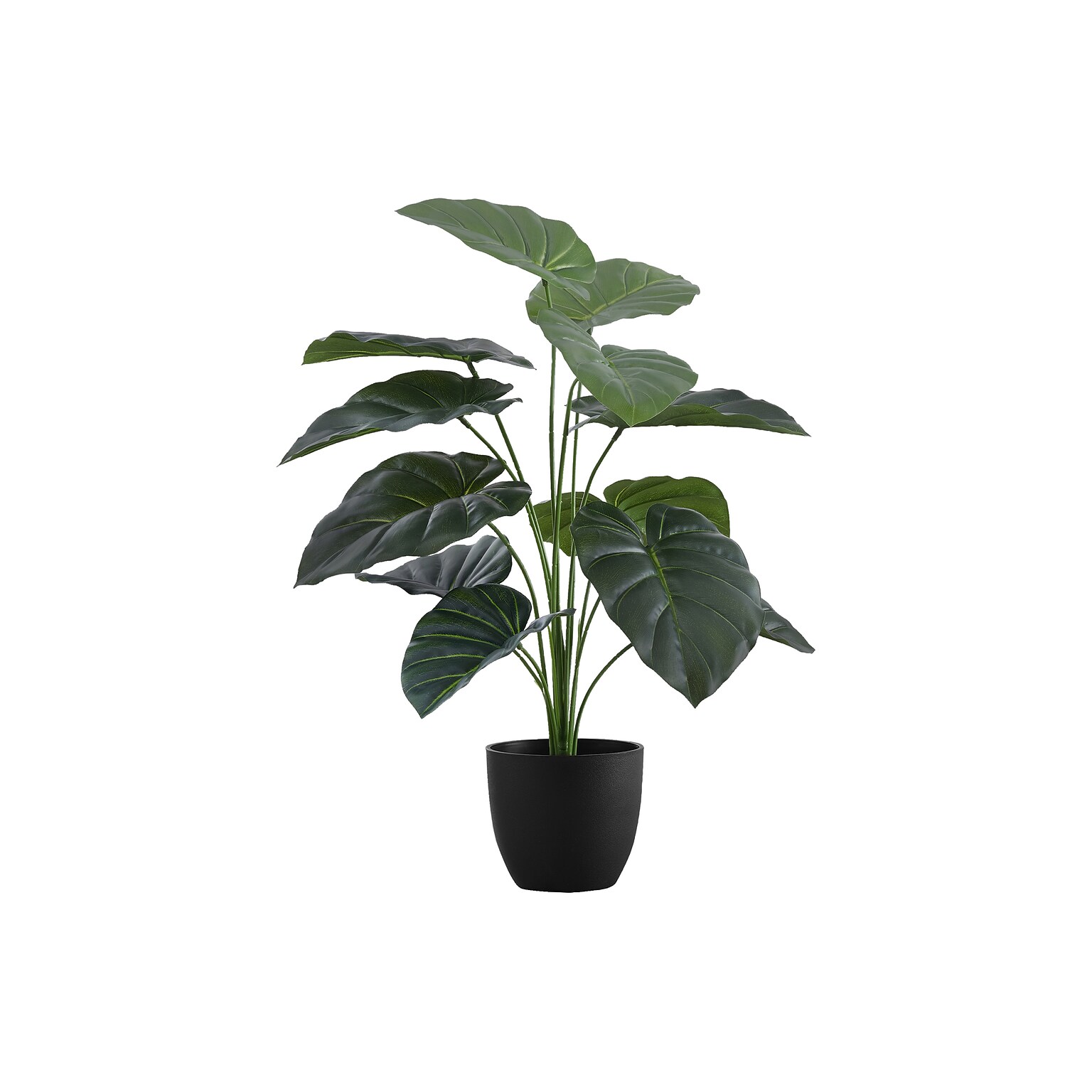 Monarch Specialties Inc. 24 Artificial Alocasia Plant in Pot (I 9578)