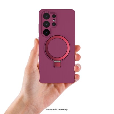 SaharaCase Venture Phone Case for Galaxy S25 Ultra, Shock Absorbing, Burgundy (CP00762)