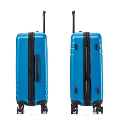 DUKAP Zahav 24.78" Hardside Suitcase, 4-Wheeled Spinner, TSA Checkpoint Friendly, Teal (DKZAH00M-TEA)
