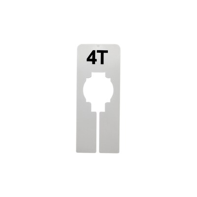 Nahanco 4T Plastic Divider White (QSDWTK-4T)