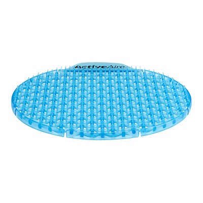 ActiveAire Low Splash Anti-Splash Urinal Screen, Coastal Breeze Scent, Blue, 12/Pack (48260)