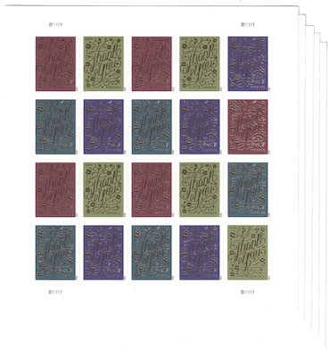 USPS Thank You Forever 100 Postage Stamps (FOR-THANKYOU100)