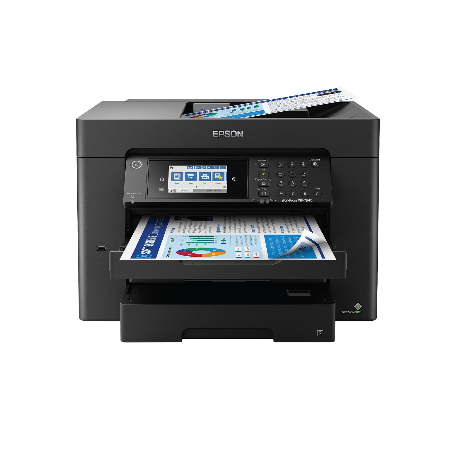 Epson WorkForce Pro WF-7840 Wireless Wide Format All-in-One Inkjet Printer (C11CH67201)