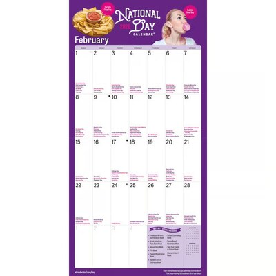 2026 BrownTrout National Day 12" x 12" Monthly Wall Calendar (9781529854657)