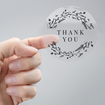 Avery Laser/Inkjet Multipurpose Printable Sticker Project Paper, 8.5" x 11", Glossy Clear, 7 Stickers/Pack (4397)