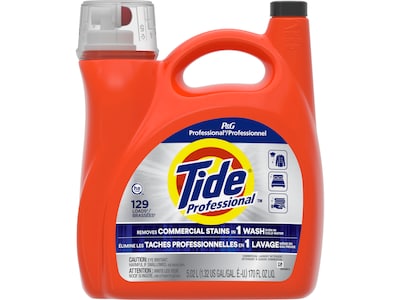 Tide Professional HE Liquid Laundry Detergent, 129 Loads, 170 Fl. Oz. (13946)