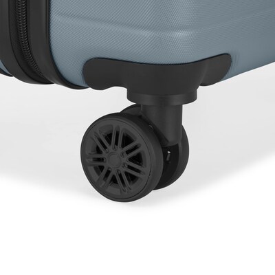 Bond Street Panoramic 3-Piece Hardside Spinner Luggage Set, Slate (HLG7503BS-SLATE)