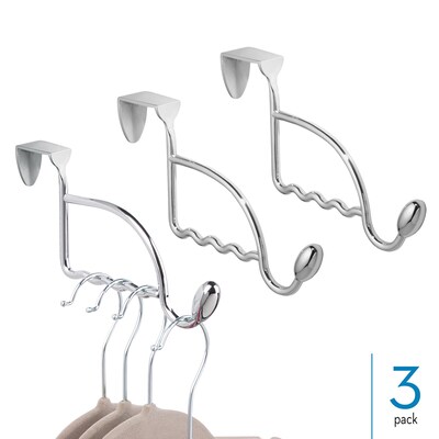iDESIGN Over Door Hook, Chrome, Steel (27992M3)