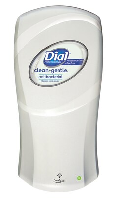 Dial Complete Clean + Gentle Antibacterial Touch-Free Foaming Hand Soap Refill, 33.8 Fl. Oz., 3/Carton (DIA32106)