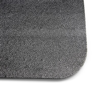 Floortex Advantagemat Vinyl Hard Floor Chair Mat with Lip, 45" x 53", Black (FR124553HLBV)