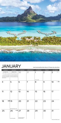 2026 Willow Creek Tropical Islands 12" x 12" Monthly Wall Calendar (53010X)