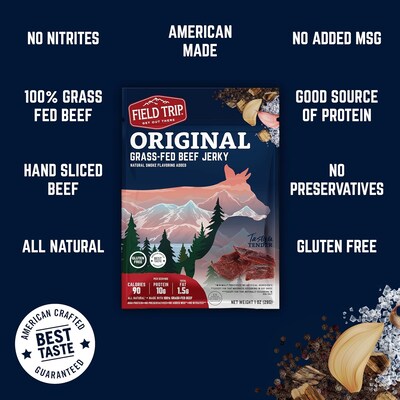 Field Trip Original Beef Jerky, 1 oz., 12/Carton (FLD00503)