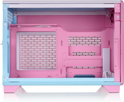 Thermaltake TR100 Mini ITX Mini-Tower Computer Case, Bubble Pink (CA-11A-00SANN-00)