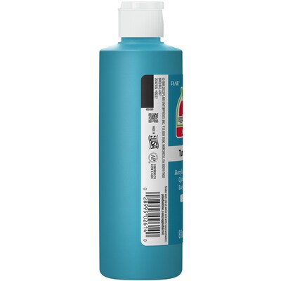 Apple Barrel Acrylic Paint Matte, 8oz., Turquoise, 6/Pack (APP2614E-6)