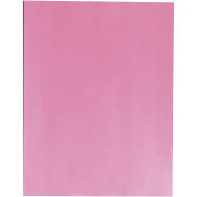 Quill Brand® Brights Multipurpose Colored Paper, 20 lbs., 8.5" x 11", Pink, 10 Reams/Carton (722421CT)