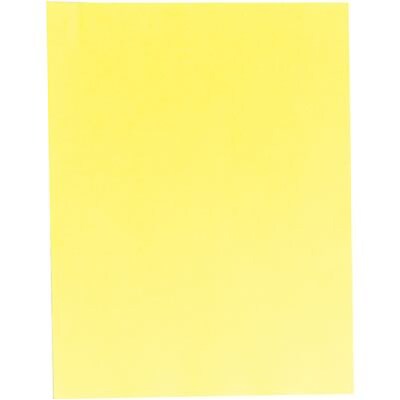 Quill Brand® Brights Multipurpose Colored Paper, 20 lbs., 8.5" x 11", Lemon Yellow, 500 Sheets/Ream (722431)