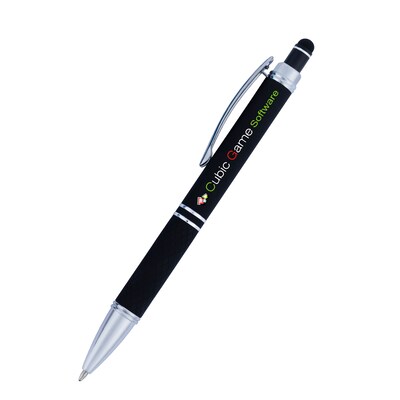 Custom Hope Stylus Satin Soft Touch Click Metal Pen