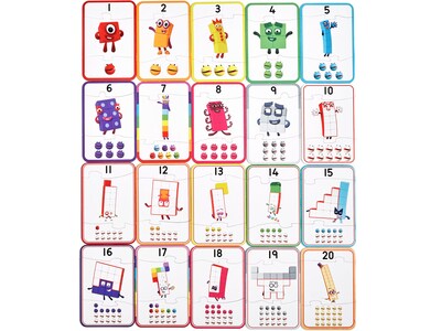 hand2mind Numberblocks Counting Puzzle Set (95401)