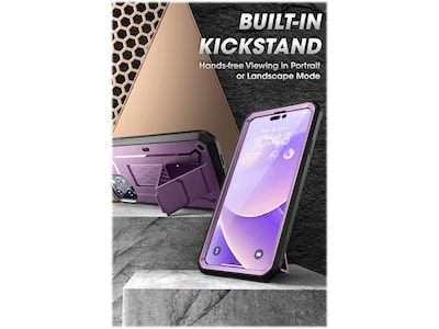 SUPCASE Unicorn Beetle PRO Deep Purple Rugged Case for iPhone 14 Pro (SUP-iPhone2022Pro-6.1-UBPro-SP-Mauve)